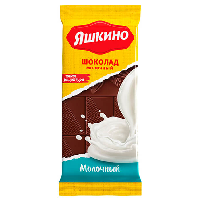 Яшкино  молочный шоколад 90г.(КДВ)